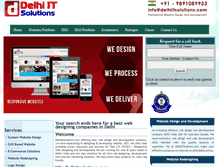 Tablet Screenshot of delhiitsolutions.com